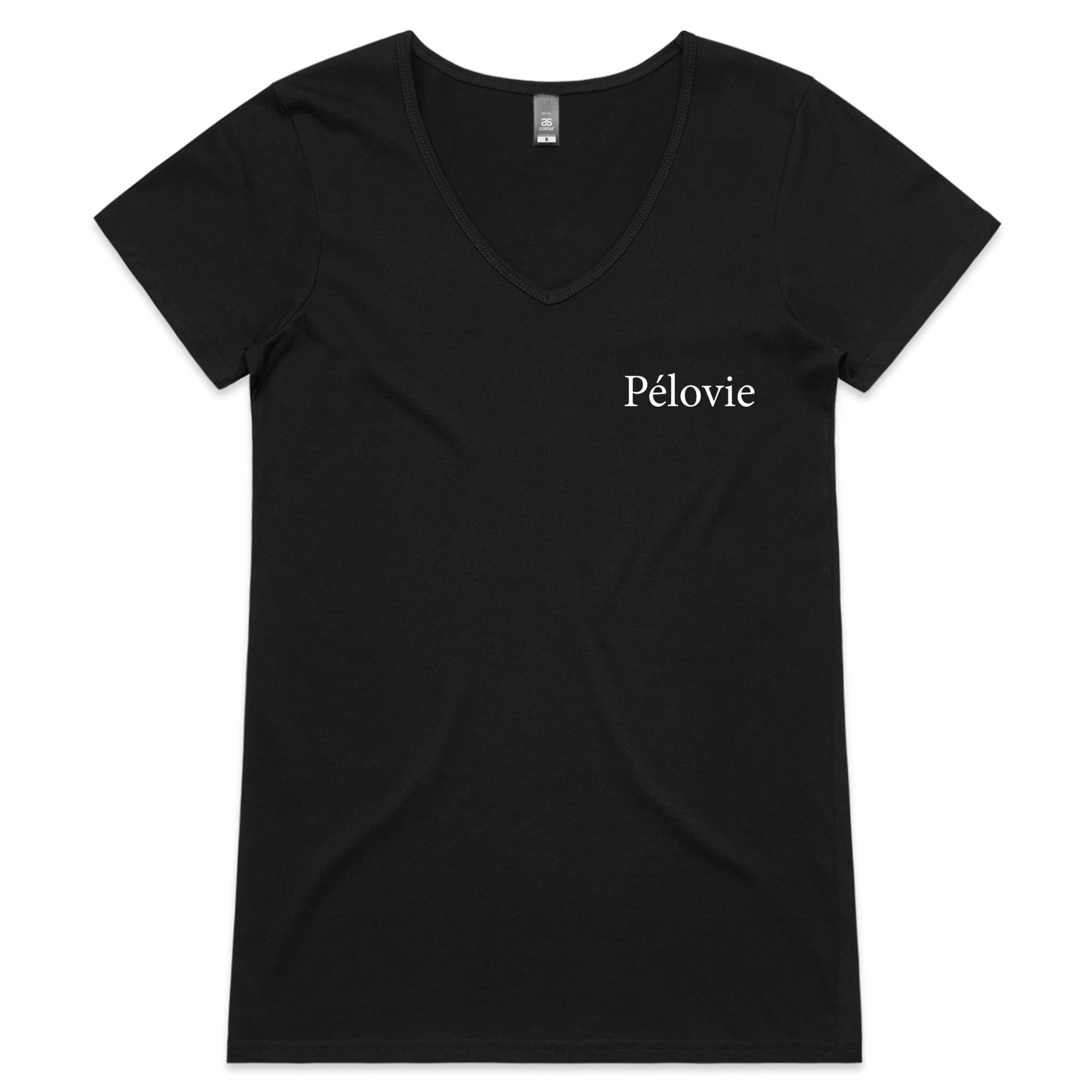 The Pélovie V-Neck - Black