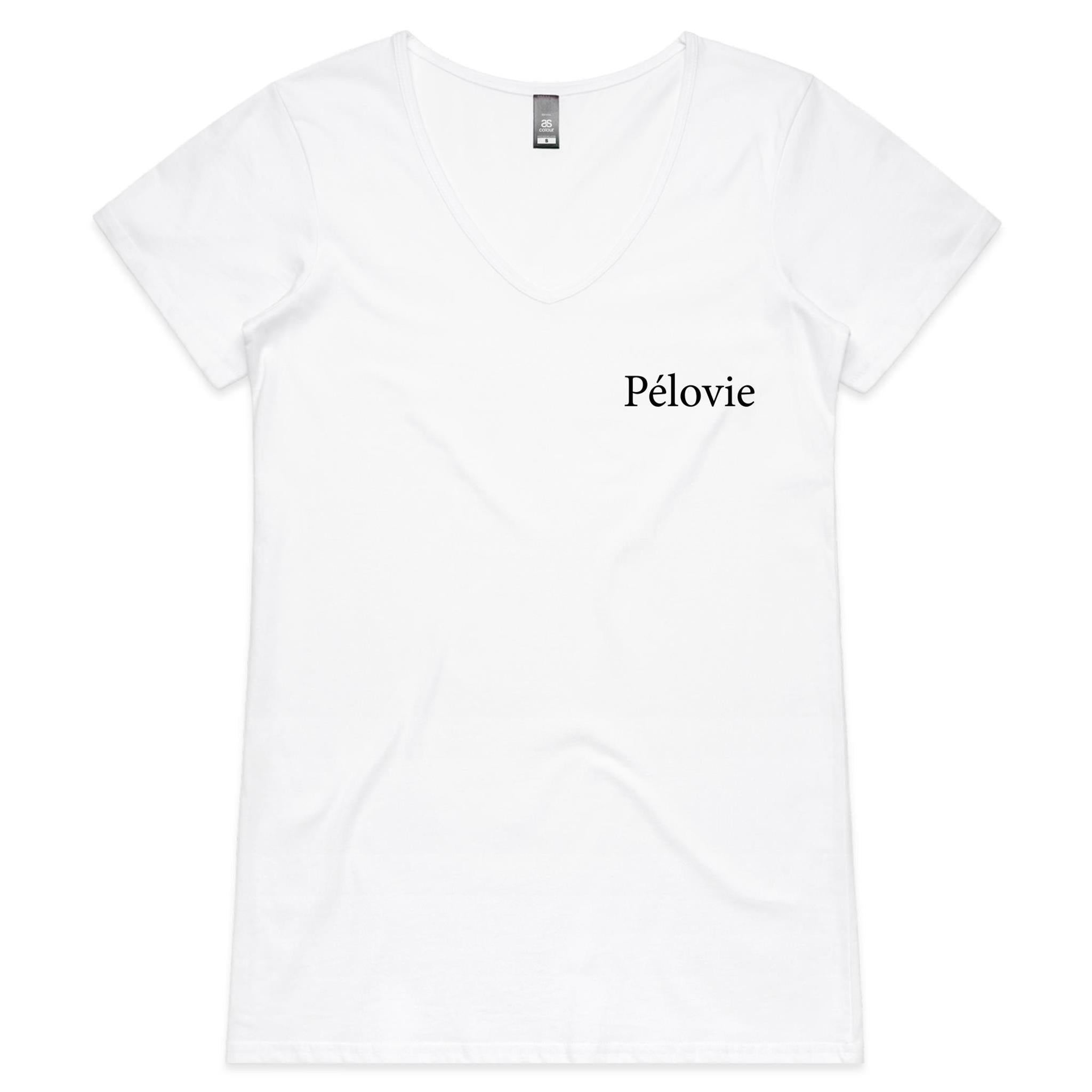 The Pélovie V-Neck - White